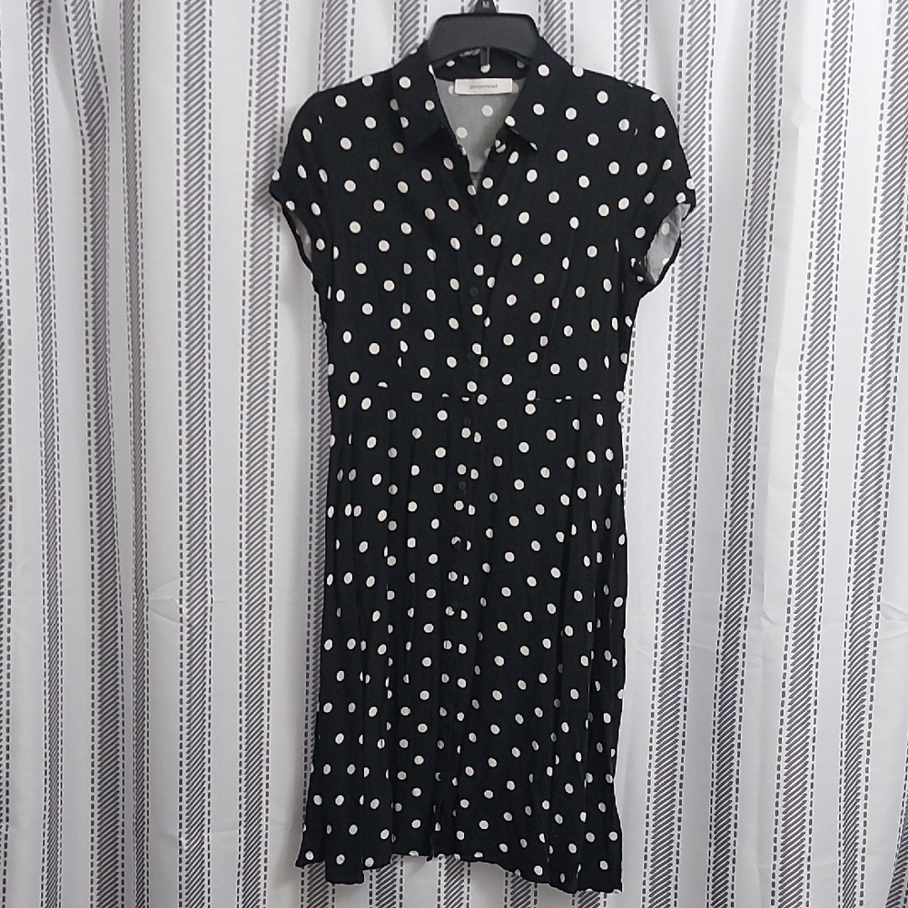 Black and White Polka Dot Dress